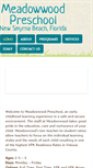 Mobile Screenshot of meadowwoodpreschool.com